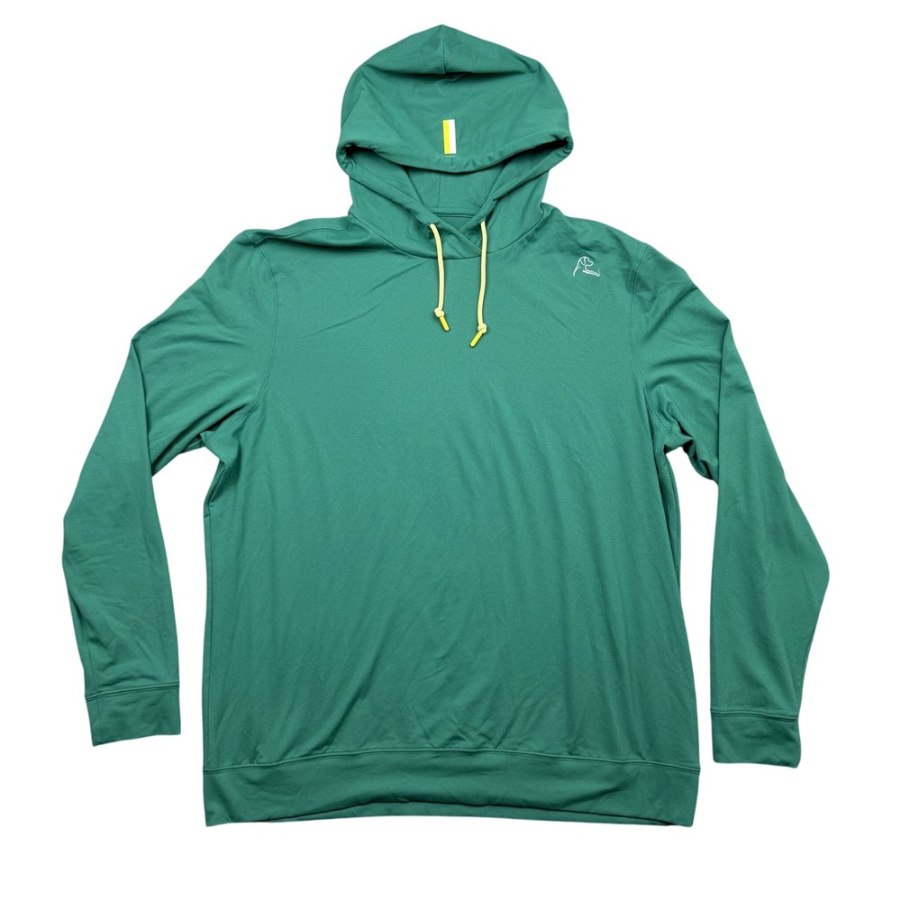 Rhoback Hoodie Mens XL Green Performance Athletic Pullover SP23_1_MTHH